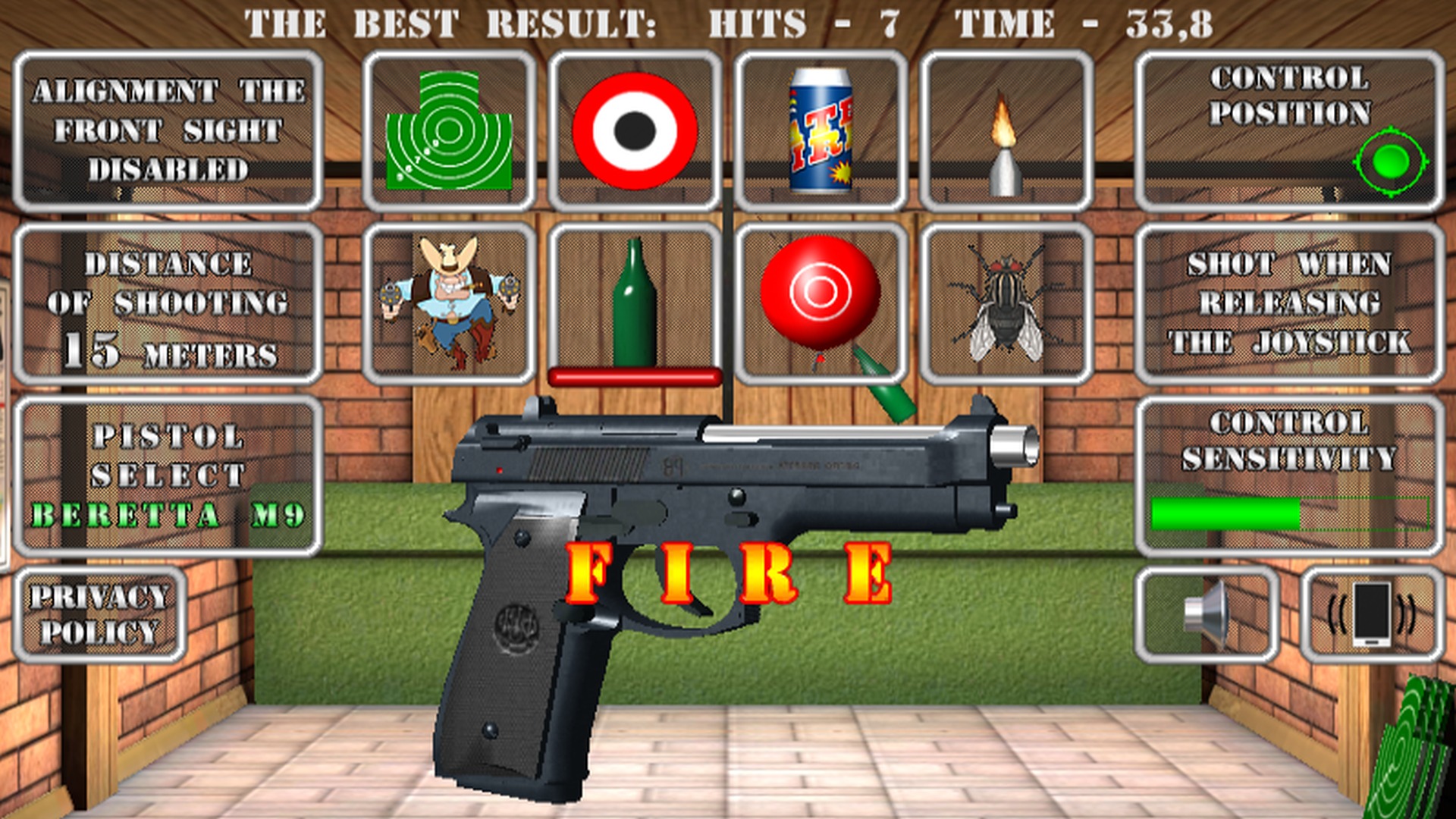 Pistol Shooting simulator