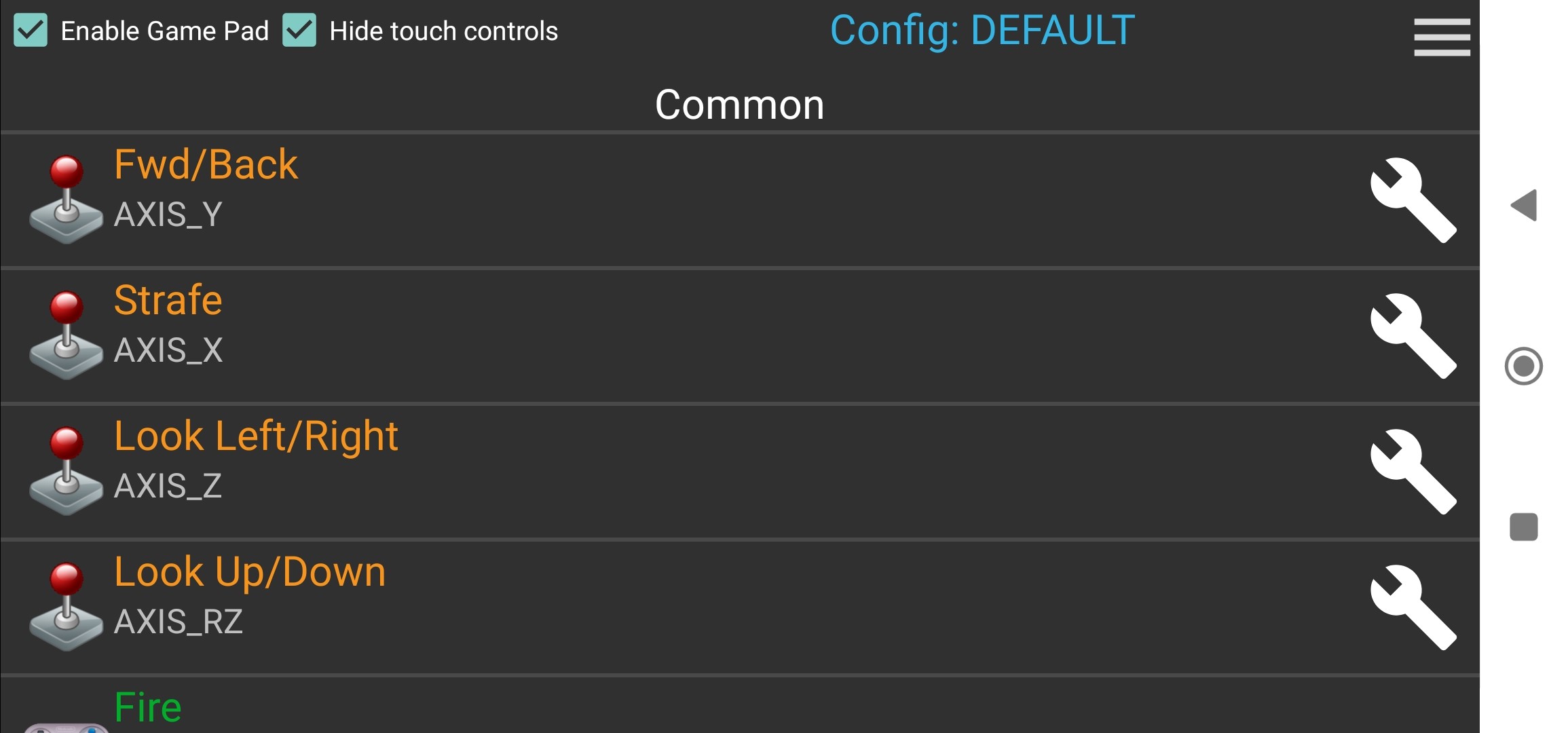 Delta Touch Options