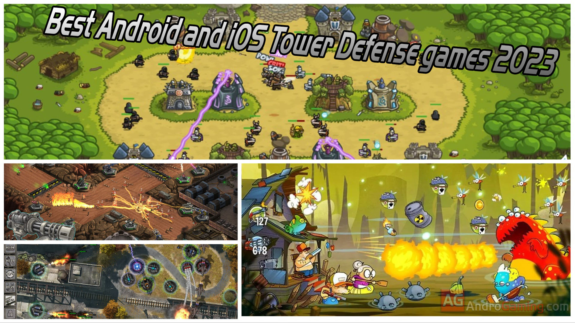 OS 11 NOVOS JOGOS DE TOWER DEFENSE PARA ANDROID 2023 