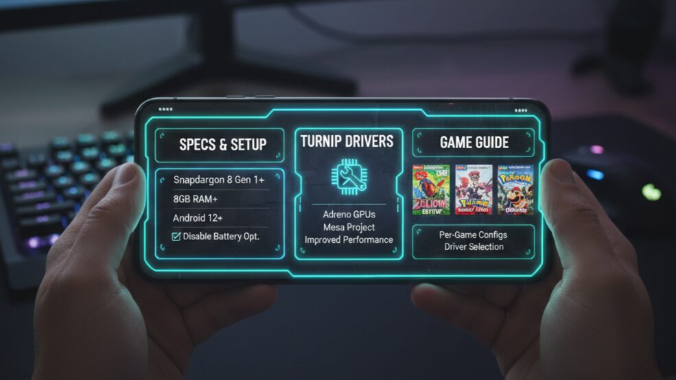Eden Android Setup and Turnip Drivers Guide - AndroGaming.com