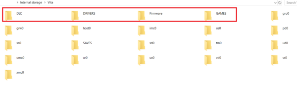 Vita3k folder structure