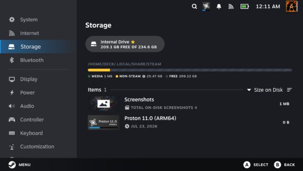 Pocknix storage
