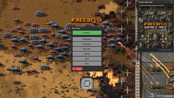 Factorio on Flip 2