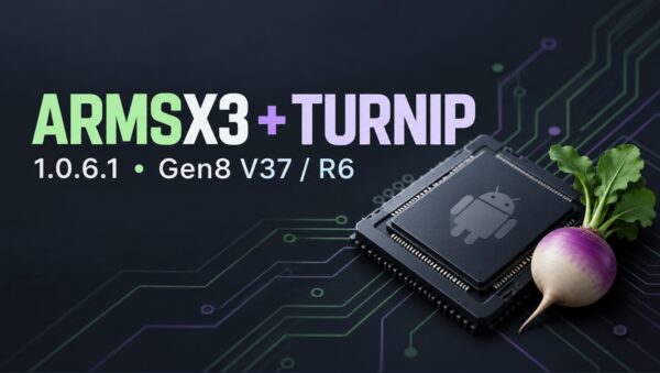 ARMSX3 1.0.6.1 adds Turnip controls as new Adreno drivers arrive