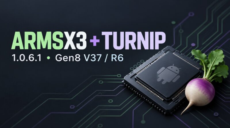 ARMSX3 1.0.6.1 adds Turnip controls as new Adreno drivers arrive