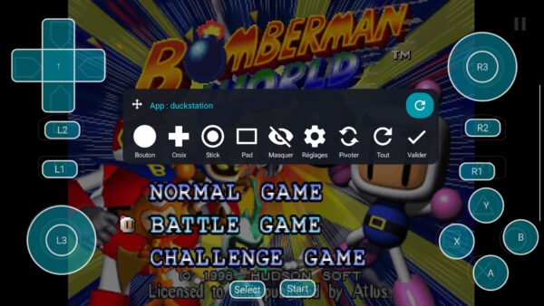 Gaming Control Center in-game controls